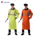 Imperméable réfléchissant réversible de haute pluie de vestes de pluie, gilet de sécurité de Parka de salut-vis de sécurité